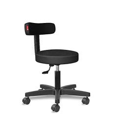 Cadeira Mocho Estética Fisioterapia Preto 1534 Slim Cadeira Brasil