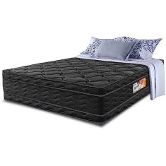 Colchão Casal Ortofirm Black 138x188x32 Double Face Espuma D33 Preto