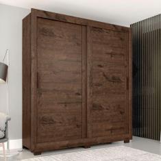 Guarda Roupa Casal 2 Portas de Correr 4 Gavetas Titanium Zanzini