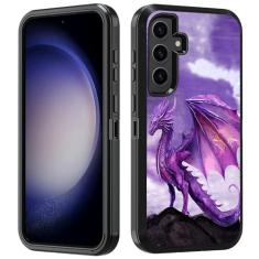 BWOOLL Capa para Samsung Galaxy S23 FE, capa resistente 3 em 1 híbrida de policarbonato rígido e silicone macio à prova de choque capa de proteção contra quedas para Galaxy S23 FE 5G 6,4 polegadas