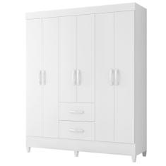 Guarda Roupa Mobi 6 Portas Albatroz Moveis