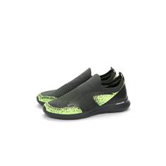 Mintra Tênis esportivo feminino CAI, Preto/verde neon, 38
