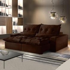 Sofá Retrátil e Reclinável 4 Lugares 230cm Avalon Super Pillow - Monta