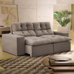 Sofá 2 Lugares Retrátil e Reclinável 200cm Paraty - Montano Estofados