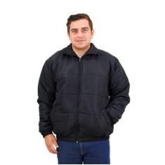 Jaqueta Masculina acolchoada Com Elástico No Punho e na barra Inverno 