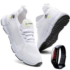 Kit Tênis Fit Xtreme Masculino e Feminino + Relógio Digital Ultra Conf