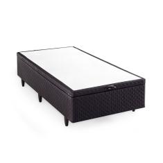 Base Box Baú Solteiro 88x188x35cm Merida Marrom