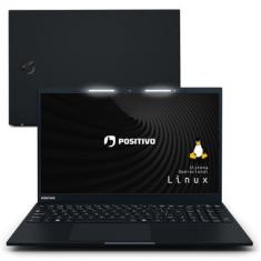 Notebook Positivo Vision R15 Amd® Ryzen 7-5700u Linux 8GB Ram 256gb SSD 15.6 Full Hd Lumina Bar - Preto