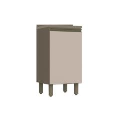 Módulo Cozinha Henn Connect Balcão 1 Porta c/Tampo Duna/Cristal