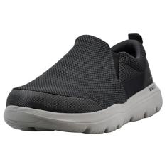 Skechers Go Walk Evolution Ultra masculino impecável, Carvão, 11 X-Wide