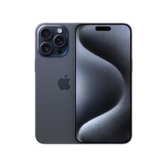 Apple iPhone 15 Pro Max (256 GB) — Titânio Azul (Recondicionado)