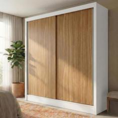 Guarda-Roupa Solteiro 2 Portas de Correr e 2 Gavetas Peônia Yescasa Br