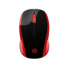 Mouse HP Sem Fio 200 Oman Vermelho - 2HU82AA, Vermelho