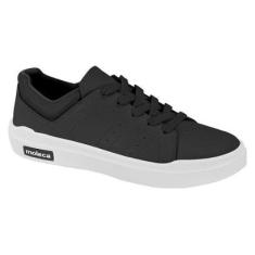Tênis Sapatênis Casual Feminino Confortável Moleca 5750.107 - Preto - 39-Feminino