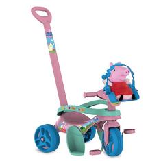 Triciclo Mototico Peppa Pig Passeio & Pedal - Bandeirante