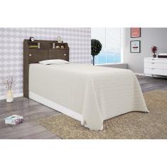 Cabeceira box Elisa Chocolate - Framar Móveis