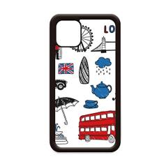 London Big Ben Booth Rain Mailbox para iPhone 11 Pro Max Capa para Apple Mobile Case