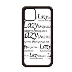 Significado de preguiça citação divertida para iPhone 12 Pro Max capa para Apple Mini Mobile Case