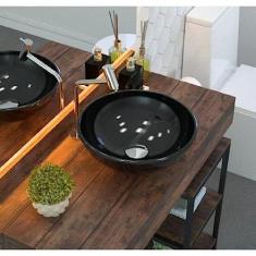 Kit Cuba R35 com Torneira Link 1062 Metal e Válvula Click 1 Polegada G Compace Preto