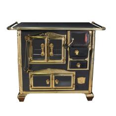 Fogao a Lenha N 1 Princess Preto Gold com Tampa