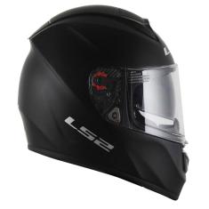 Capacete Ls2 Vector ff397 Monocolor Preto Fosco