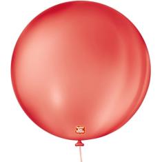 Balão Redondo N.5 Vermelho Quente