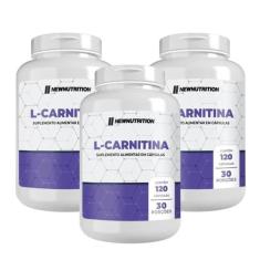 Suplemento L-Carnitina 500mg New Nutrition - 120 Caps