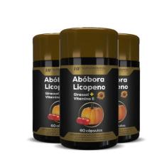 3x ÓLEO DE SEMENTE DE ABOBORA COM LICOPENO 60CAPS HF - HF SUPLEMENTOS,