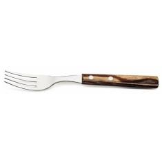 Garfo de Mesa Tramontina Polywood Castanho