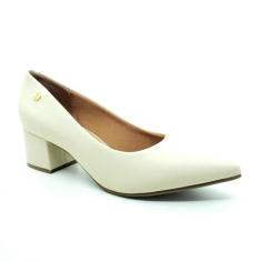 Sapato Scarpin Vizzano Feminino 1220315, 35, Pelica, Creme