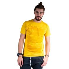 Camiseta Mister Fish Estampado Best Quality, Mostarda, G