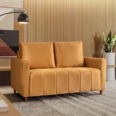 Sofá Amelie 2 Lugares em Veludo Yescasa