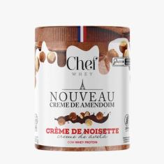 Pasta de Amendoim Com Proteína Whey Protein 600g Chef Whey, Avelã