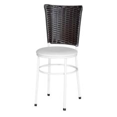 Cadeira Branca Para Cozinha Hawai Café - Lamar Design, Laca branca
