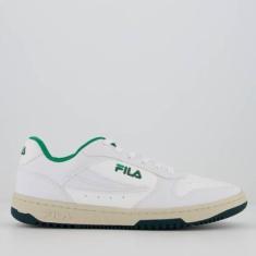 Tênis Fila FX-33 Low Branco e Verde-Masculino