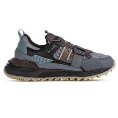 Tênis Reserva Spritz Ex-Festival Grafite Marrom e Preto - Masculino-Masculino