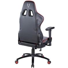 Cadeira Gamer Husky Gaming Storm, Preto, Vermelho E Branco, Com Almofa