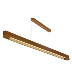 Pendente Decorativo Rettangolare Madelustre Castanho