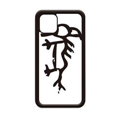 Capa Bones Inscriptions Cavalo do Zodíaco Chinês para iPhone 11 Pro Max para Apple Mobile Case Shell