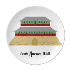 Prato decorativo de porcelana Salver Salver da Coreia do Sul
