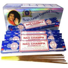 Incenso Massala Satya Nag Champa Box Com 12 Caixas De 15Gr