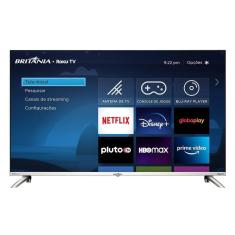 Smart Tv 43” Britânia Led Btv43g7pr2csblf Dolby Audio Bivolt