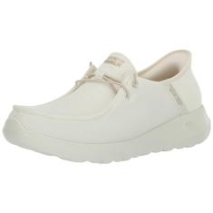 Skechers Tênis masculino casual Go Walk Max Beach, Off-white, 41