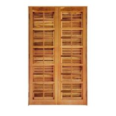 Porta Balcão Itauba Abrir Reto 1,20 X 2,10 Rodam Natural