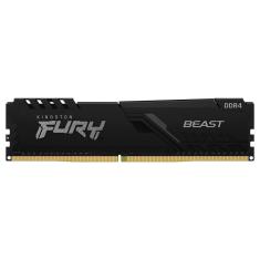 Memória Ram Kingston Fury Beast Ddr4 8gb 3200mhz - Preto (kf432c16bb/8)