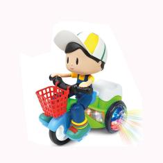 Boneco Bob No Triciclo Com Som E Luz Colors A Pilha Na Caixa