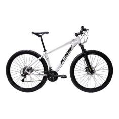Bicicleta Aro 29 Ksw Aluminio Cambios Shimano 21 Marchas, Branco, 19 "
