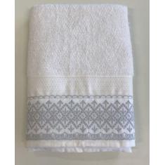Toalha de Banho Melody com Renda Buettner, Nice Branca