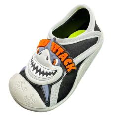 Tenis infantil calce facil confortavel - Azul&Rosa Calçados, Preto, Ci