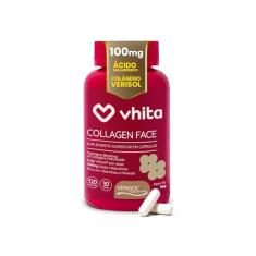 Vhita Colágeno Hidrolisado Verisol Com Ácido Hialuronico 120 Cápsulas